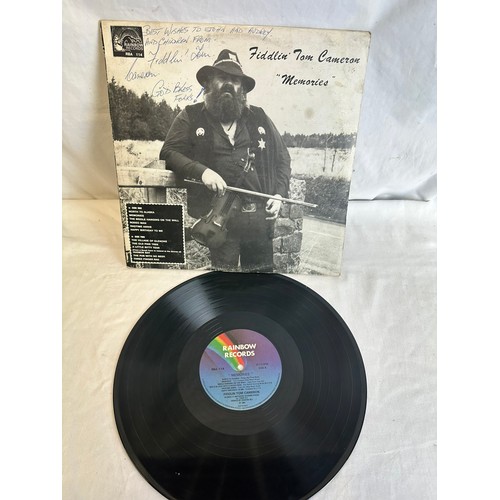 38 - Fiddlin' Tom Cameron - Memories LP, Signed