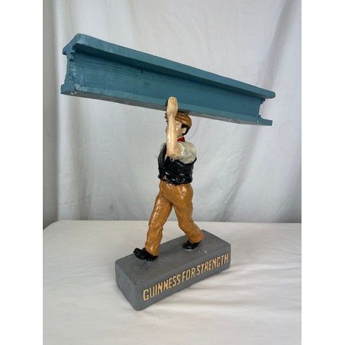 25 - Guinness For Strength shelf advertising sign H36cm W34cm D14cm