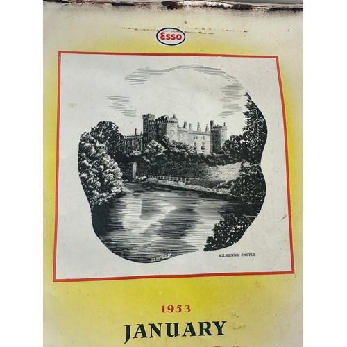 157 - Esso wall calender 1953 - depicting scenes of Ireland