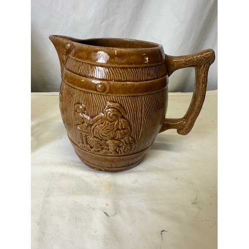 262 - Collection of items including old whisky jug