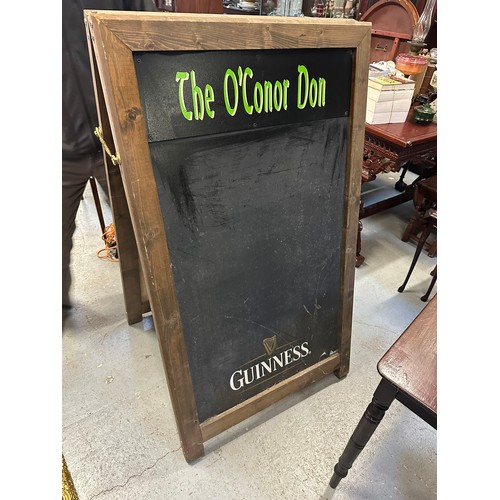 109A - 2 sided large advertsing board, Guinness, heavy