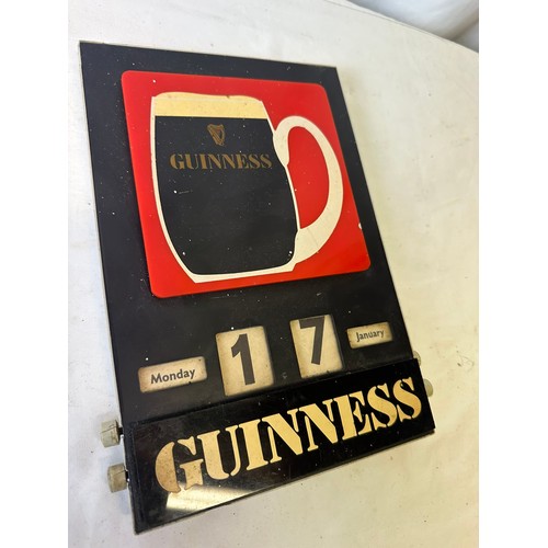 289 - Vintage 1960's Guinness advertising calender