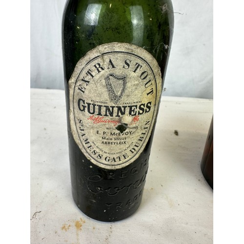 295 - Vintage Guinness Bottle from 1931, John Jameson and Sons Redbreast bottled by Gibneys, also a large ... 