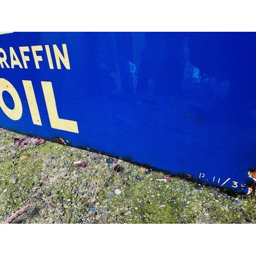 330 - Royal Daylight Paraffin Oil Advertising Pictorial Pub Enamel double sided Sign. H47cm W57cm