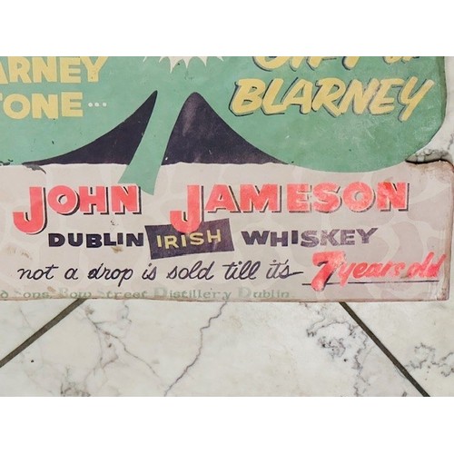 54A - John Jameson Dublin Irish Whiskey advertising 39cm high x 47cm wide