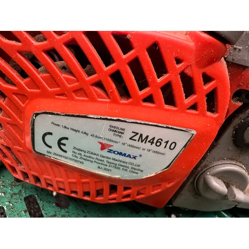 187 - Zomax 16'' petrol chainsaw