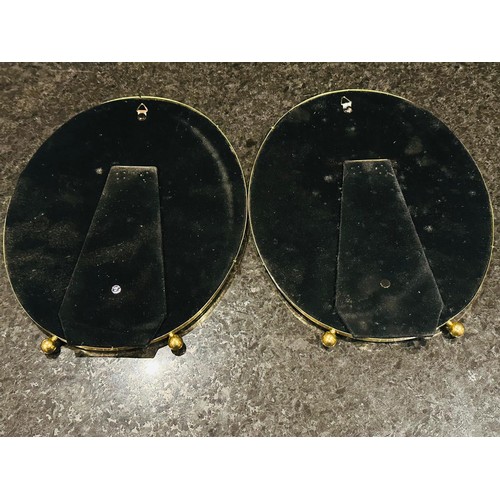 28 - Two large Solid Brass Photo Frame hand 
polished and lacquer coated