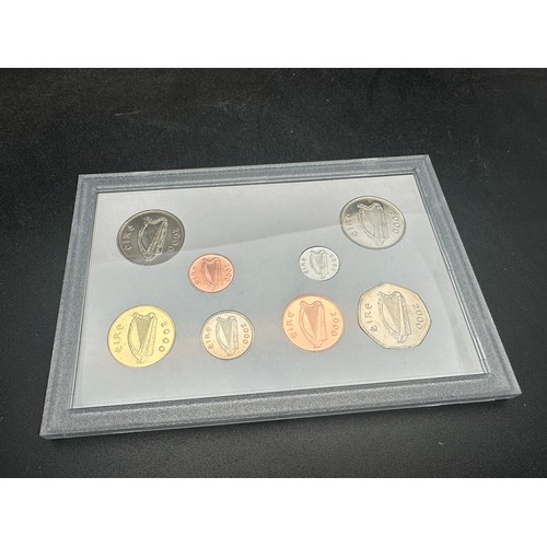 477 - The Millennium coinage of Ireland in cased