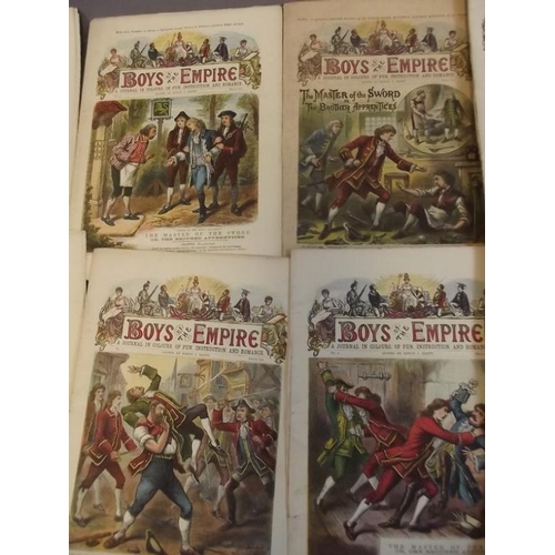 59 - Issues 1-35 of 'Boys of the Empire Journal' from 1888