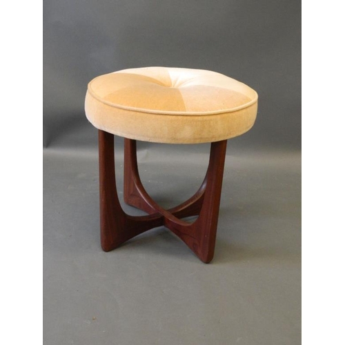 864 - A G-Plan mahogany stool