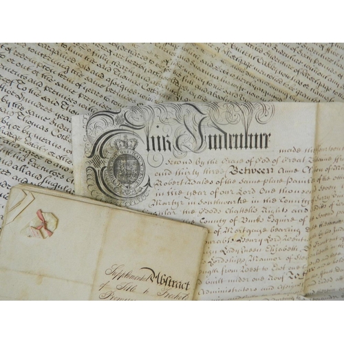 3 - A collection of C18th and later indentures on vellum and parchment