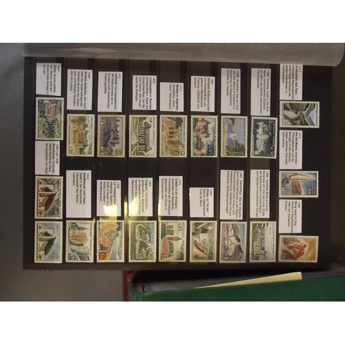 44 - Eight albums of postage stamps from around the world, including China, DRC, Europe, Africa etc