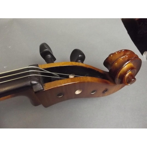 50B - A student's cello, 'The Stentor Student II' by the Stentor Music Co. Ltd., 4/4 length, in a Forenza ... 