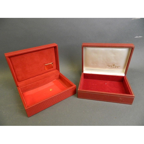 180 - Two Rolex wristwatch boxes, 7