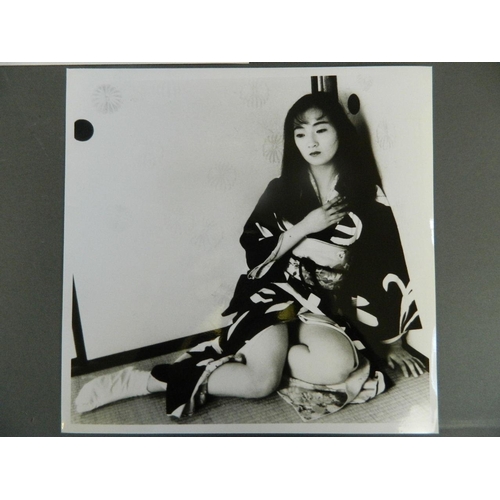 121 - Nobuyoshi Araki, collection of three Japanese black and white erotic photographs as exhibited in the... 