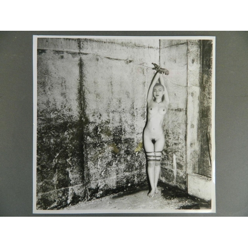 121 - Nobuyoshi Araki, collection of three Japanese black and white erotic photographs as exhibited in the... 