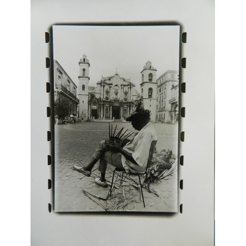 153 - Jan Olofsson, two black and white documentary photographs of Havana, Cuba from 1994 as featured in '... 