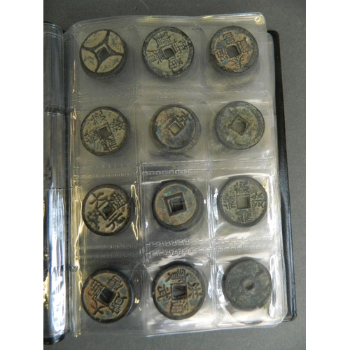 160 - An album of facsimile Chinese bronze coins, 4