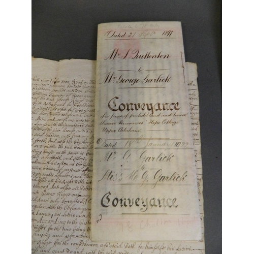 486 - Three late C17th/early C18th velum documents relating to the Rig family of Lancaster, dated 1688, 16... 