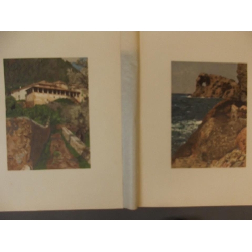 608 - Von Alexander Rothaug, folio of five colour prints, scenes in Mallorca, 7