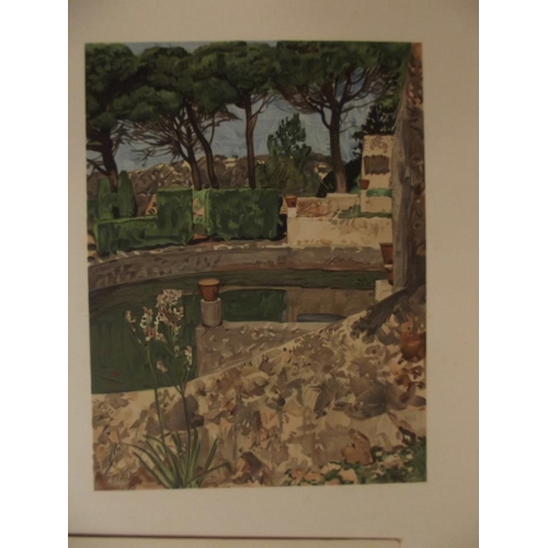 608 - Von Alexander Rothaug, folio of five colour prints, scenes in Mallorca, 7