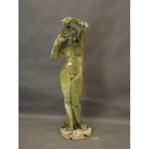 768 - A reconstituted stone garden figure of Venus, 47