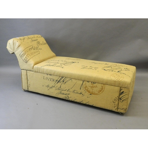 901 - A Victorian Ottoman with lift-up seat, 24