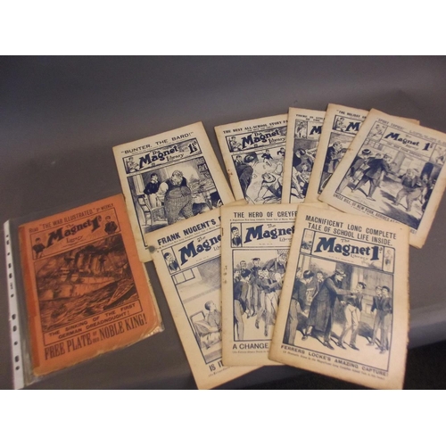 479 - Nine issues of 'The Magnet' comic, 1913-1920