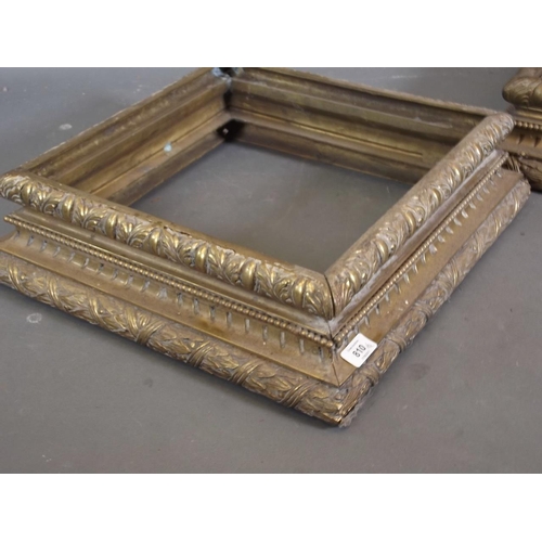 817 - A pair of brass pedestal mounts with classical style decoration, 18