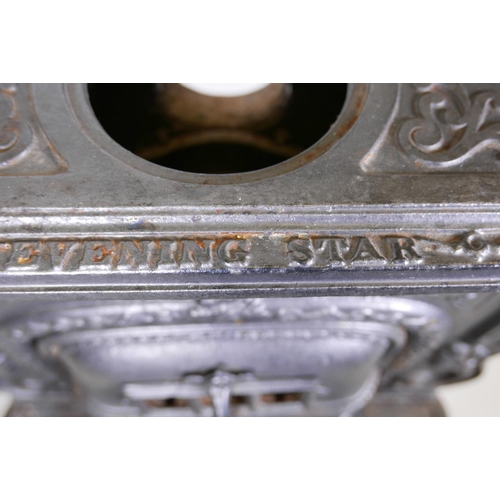 1222 - A Canadian cast iron wood/solid fuel buring stove, No.20 by Charles Fawcett Ltd, Sackville N.B. (New... 