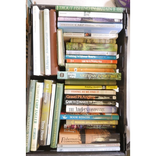 31 - A large collection of books and magazines on fishing