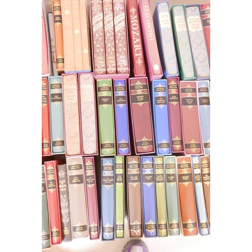 56 - A collection of Folio Society books including four volumes by Anthony Trollope