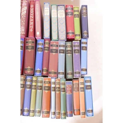 56 - A collection of Folio Society books including four volumes by Anthony Trollope