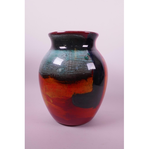 22 - A Poole pottery vase in the 'Gemstones' pattern, 10