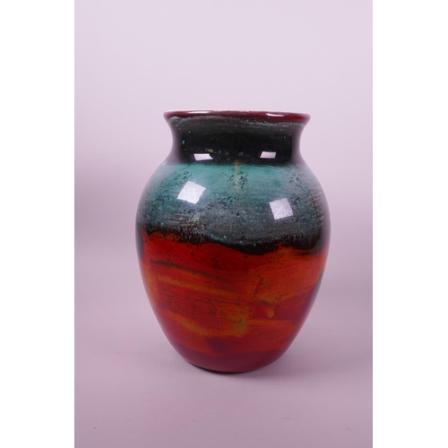 22 - A Poole pottery vase in the 'Gemstones' pattern, 10