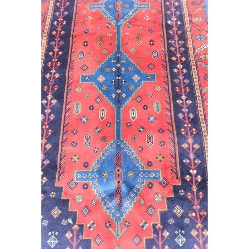 1134 - A blue ground full pile Persian Luri, 110