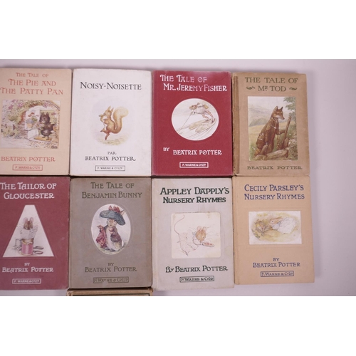 27 - A collection of eleven Beatrix Potter books from 1915 through 1960s, including a 1st edition 'The Ta... 