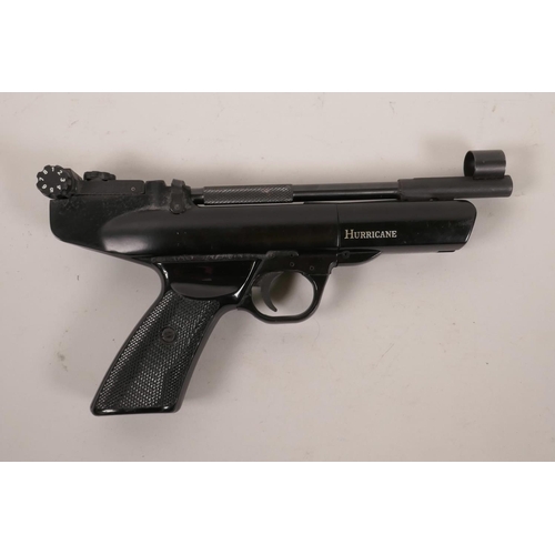 41 - A Webley Hurricane .22 cal air pistol