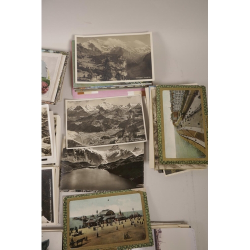 54 - A large quantity of C20th greeting cards and topographical postcards