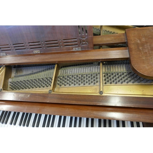 1185 - A Gors and Kallmann of Berlin rosewood baby grand piano, sound board stamped A.D. Lexow, No.543995, ... 