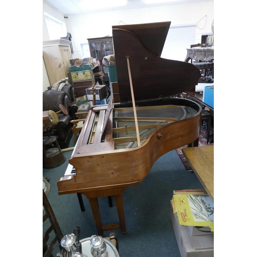 1185 - A Gors and Kallmann of Berlin rosewood baby grand piano, sound board stamped A.D. Lexow, No.543995, ... 