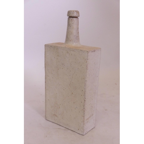 12 - Bruno Gambone, a ceramic bottle with stopper, signed to base Gambone for J.M., mid C20th, 13