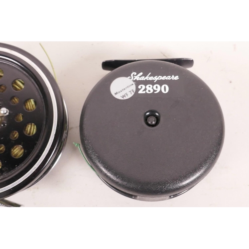 54 - A Shakespeare 2890 fly fishing reel, 3½