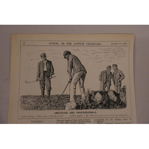 6 - Five hundred plus original Punch cartoons featuring golf, rugby, football, polo, tennis and cricket,... 