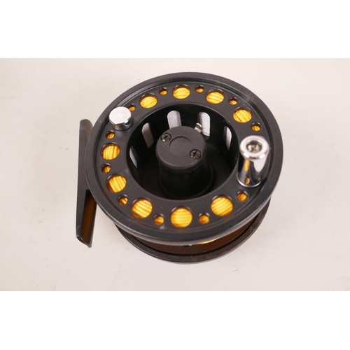 151 - A Flextec Richel AFTM 6/8 fly reels, 3