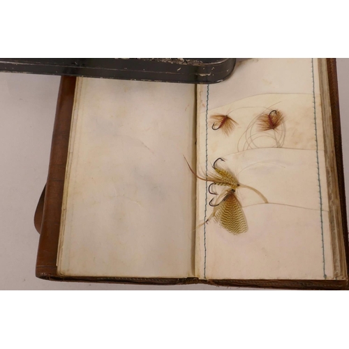 184 - A Victorian leather fly wallet by J. Bessard of London (c.1895), 6