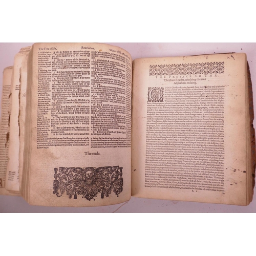 216 - 'The Bible' (English), printed in London by Robert Barker in 1615, 'The Bible: Translated according ... 