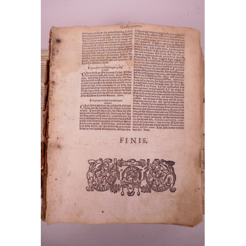 216 - 'The Bible' (English), printed in London by Robert Barker in 1615, 'The Bible: Translated according ... 