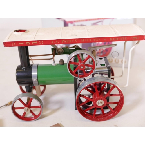 244 - A Mamod steam tractor, in original box, 10