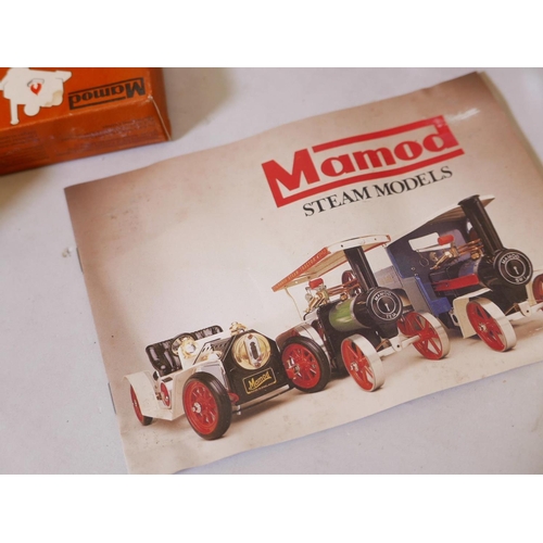 244 - A Mamod steam tractor, in original box, 10